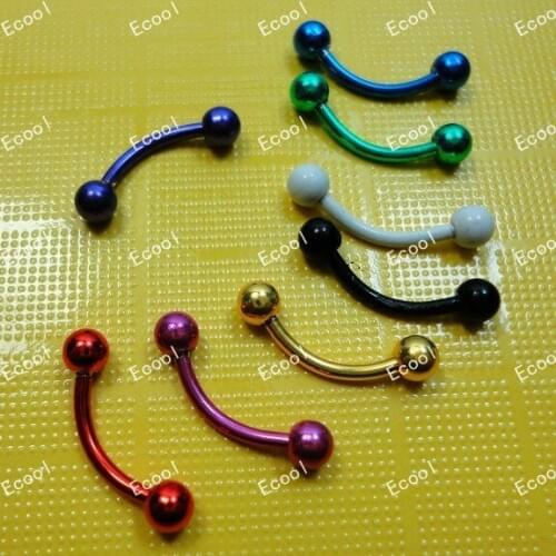 300pcs wholesale lots jewelry Labret Lip Body Pierce Nipple Navel Belly Eyebrow Bar Rings lip piercing free shipping RL340