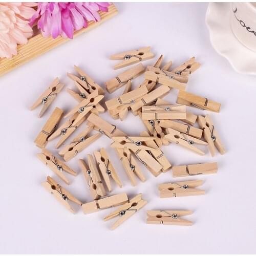 Home decoration crafts creative photo piture clip messenger notes clip Environmental protectionooden wooden little clips