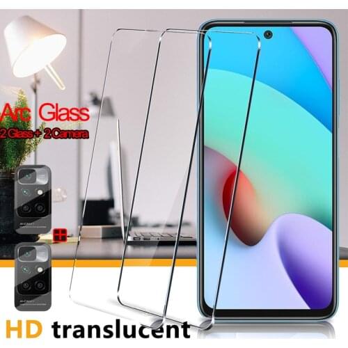 Arc Clear Glass for Redmi-10 Glasses Xiomi Xiaomi Redmi Note 10 Pro HD Lamina Redmi Note 10T 10S 10 5G Screen Protector Redmi 10