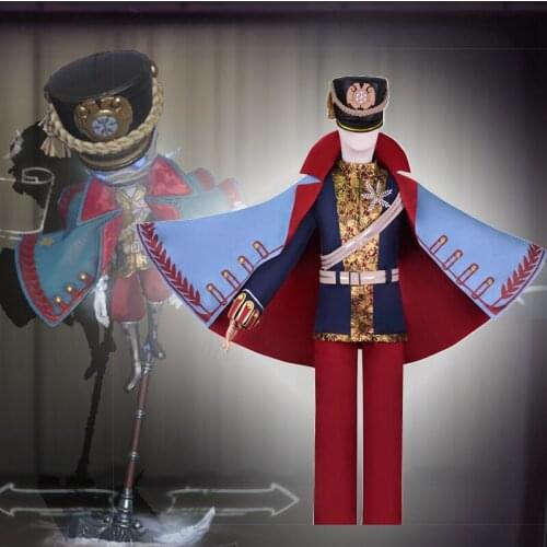 Game Identity V Cosplay costumes Hunter Axe Boy Robby White Cosplay Costume Ivan Skin Uniforms Clothes Suits Blue Cloaks Hot