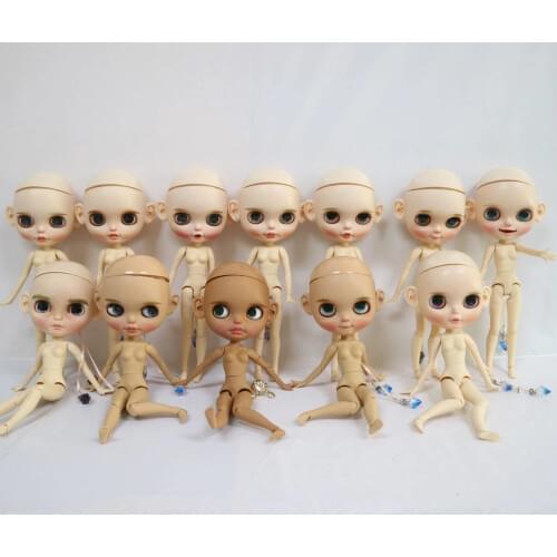 Customization doll DIY Nude blyth doll joint body without hair For Girls 20180327 cute doll (not include clothes)