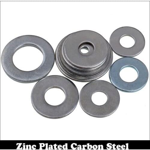 M4 M5 M4*25*1 M4x25x1 M5*9*0.8 M5x9x0.8 M5*10*0.8 M5x10x0.8 Zinc Plated Carbon Steel DIN125 Gasket Collar Plain Flat Washer