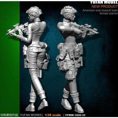Yufan Model 1/35 Resin Soldier Originally Created Figure Model Kit YFWW35-1826