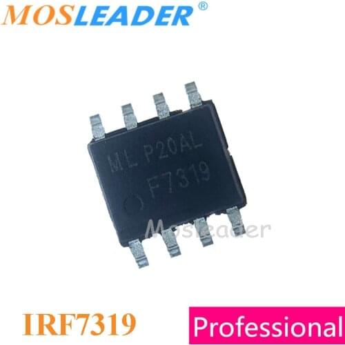 Mosleader SOP8 IRF7319 100PCS 1000PCS IRF7319TRPBF Dual N and P Channel 30V 6.5A -4.9A IRF7319T 7319High quality