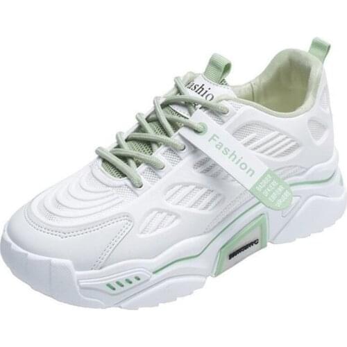 2021 New Hot Vrouwen Witte Sneakers Designer women Vulcaniseer Ademend Mode Casuals Vrouwelijke Chunky Dames Schoen Mesh shoes