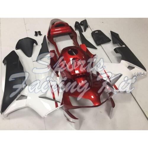 Fairings for CBR 600 RR 2003 - 2004 Red White Black Plastic Fairings for Honda CBR600RR 04 Fairing CBR600 RR 2003