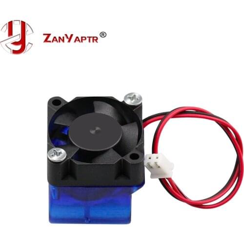 1set Cooling Fan 3010 12V 24V 30x30x10mm with Injection Moulded Fan Duct Cooling Fan 5blades for 3D Printer Extruder V6