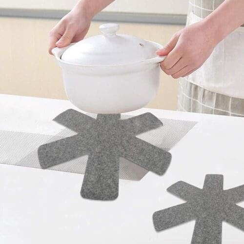 12pcs Pot Pan Protectors Non-woven Fabric Divider Pads Prevent Scratching Pans Separator Non-stick Skillet Accessories