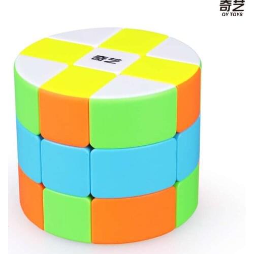 Qiyi Mofangge 3x3 Cylinder Magic cube Octagon stickerless neo cube Twist Puzzle 3x3 Toys for Kids speed magic puzzle