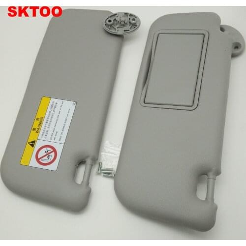 SKTOO for Toyota 2014-2017 Corolla with a make-up mirror sun visor car sun visor 74320-02B21 74310-02K91