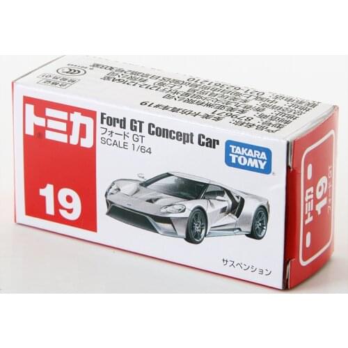 Takara Tomy Tomica 1:64 Ford GT Concept Car Silver Metal Diecast Model Vehicle Toy Car New #19