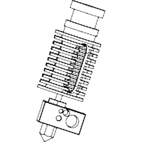 High Quality Dragon Hotend V2.0 Super Precision 3D Printer Parts for E3D V6 Hotend for Titan BMG I3 MK3 Direct drive Bowden Hig