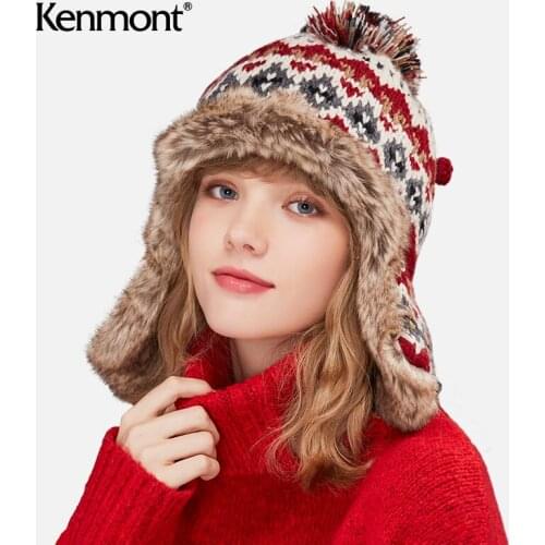 Womens hat，Womens warm hat，Ski cap，Winter hat，Womens fashion ear cap