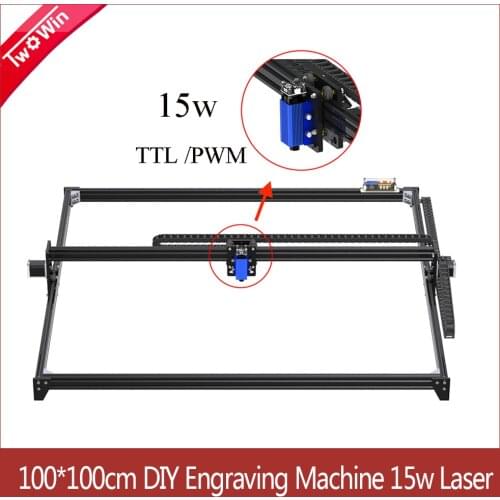 1M*1M 2.5W 5.5W 15W Big Laser CNC GRBL Laser Engraver Machine TTL/PWM Control DIY 100*100cm Engraving Machine Desktop CNC Router
