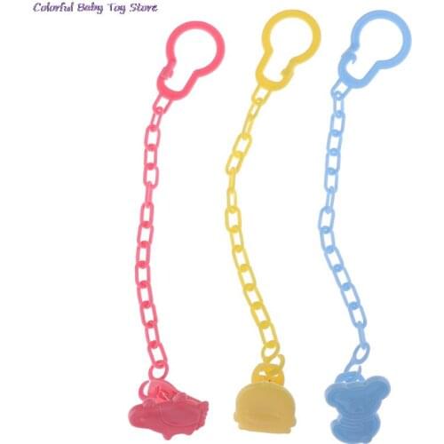 2pcs Baby Infant Dummy Pacifier Soother Chain Clip Holder Toddler Toy Gift