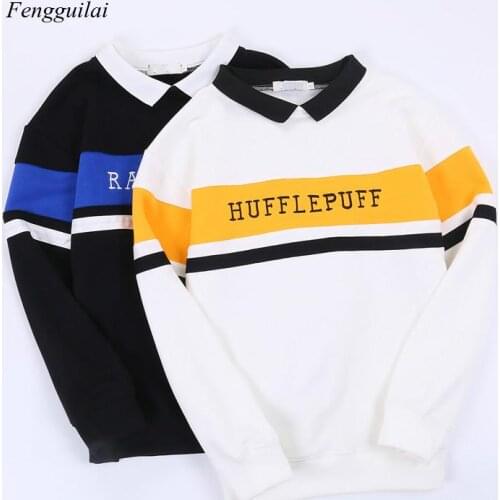 Hot Sell 2021 College Stripe Series Stitched Letter Embroidery Loose Couples Hoodie Woman Tracksuit Kpop Velvet