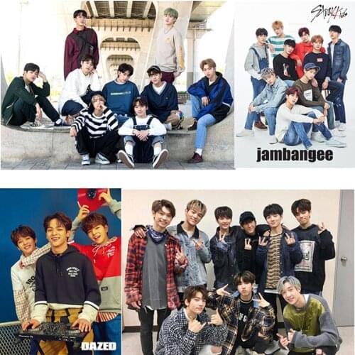 Diamond Inlaid Stray Kids Diamond Painting Diamond Mosaic Full Diamond Embroidery Cross Stitch Kit Home Decoration