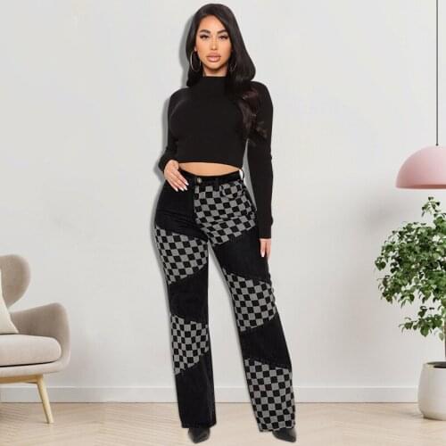 Женские прямые джинсы EWSFV China At AliExpress