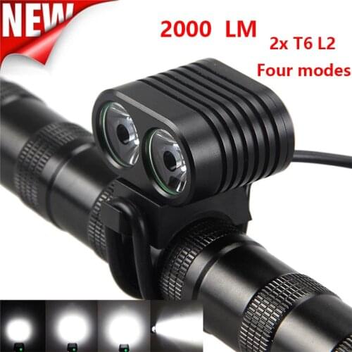 2000 Lumen LED Cycling Front Bicycle Bike light Headlight Headlamp bicycle lamp bike-room lantern on a bicycle Hot Sale