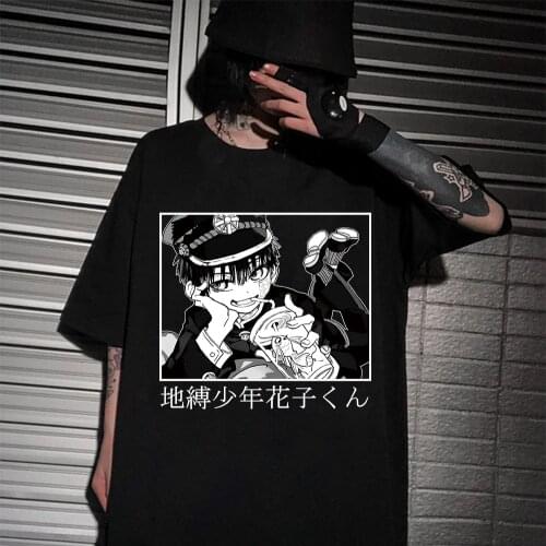 Japanese Anime Toilet-Bound Hanako-Kun T Shirt Short Sleeve Printed Tee Shirt Men Women Loose Tops Harajuku