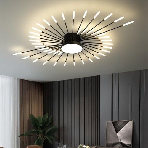 Hot sale Fireworks Art Led Chandelier Ceiling Light For Living Room Bedroom Restaurant Kitchen Hotel Lobby Interior lighting