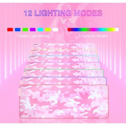 RGB Gaming Mouse Pad Can Be Illuminated Thick Seaming Oversized Mouse Pad Gaming Mouse Pad With LED Light Mouse Pad For Gamers