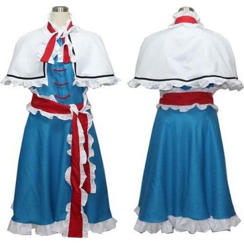 Game Touhou Project Alice Margatroid Cosplay Costume fullset outfit for Halloween Carnival Party Costumes can custom made