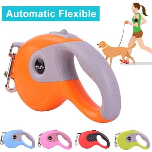 Pet Dog Cat Automatic Flexible Leash Retractable Traction Rope Belt For Small Dog Nylon Puppy Leashes Accessories Pets Supplies