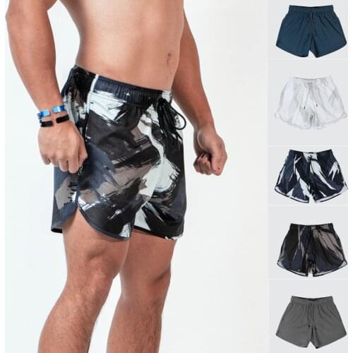Summer Breathable Exercise Training Mens Fitness Shorts Outdoor Joggers Running Leisure Shorts camouflage Shorts
