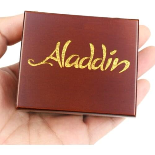 Handmade Wooden ALADDIN Music Box Birthday Gift For Christmas/Birthday/Valentines day special gifts for lovers, childrens