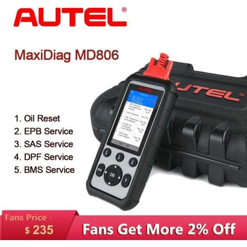 New Autel MaxiDiag MD806 Car Diagnostic Tool Automotive Scanner OBD2 Auto Scan Tools Code Reader Engine Test diagnostic for car