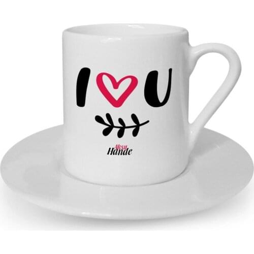 Personalized Love You Turkish coffee Cup-3