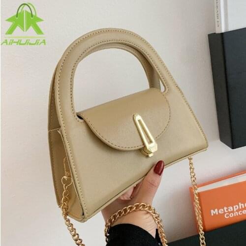 Luxury Designer Ladies Handbag Fashion Chain Messenger Bag For Women 2021 New High Quality Pu Leather Shoulder Bag Small Purses