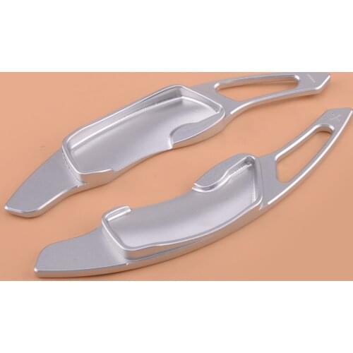 Silver Aluminum Alloy Steering Wheel Shift Shifter Paddle Extension Fit For Subaru Legacy Forester Brz XV Outback Impreza