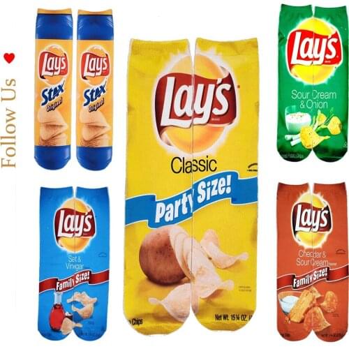 3-D Printing of Potato Chips for Individual Printing of Tubby Stockings in Socks