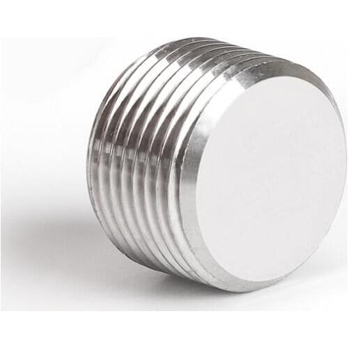 1/16"-1" PT hollow hex plugs 304 stainless steel pipe Fittings large set screws tube connections male bolts Qty 2pcs