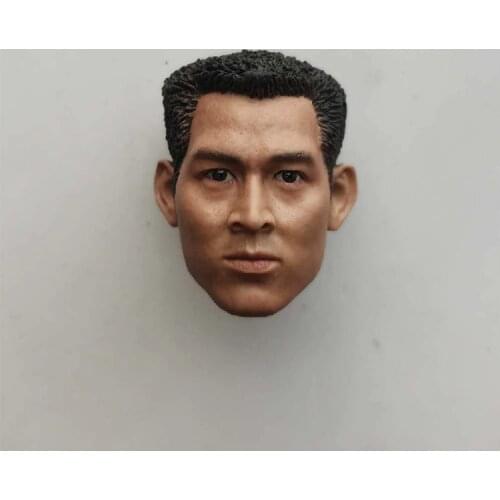 1/6 Scale the Bodyguard Jet Li Head Sculpt Models for 12''Figures Bodies Toys Gifts Collections