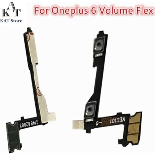 1Pcs For Oneplus 6 A6000 A6003 Volume Button Flex Cable +Tools Replacement Parts