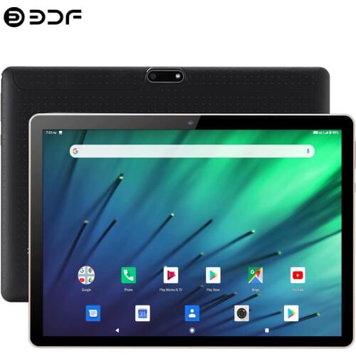 New Upgrade 10 Inch Tablet Pc Octa Core Android 9.0 Google Market 3G 4G LTE Phone Call Dual SIM Dual Cameras 2.5D Tempered Glass