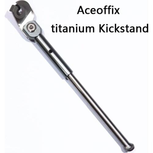 Aceoffix 88g 235mm ultralight titanium BMX Bicycle Parking Rack Kickstand Lightweight for Brompton Bike