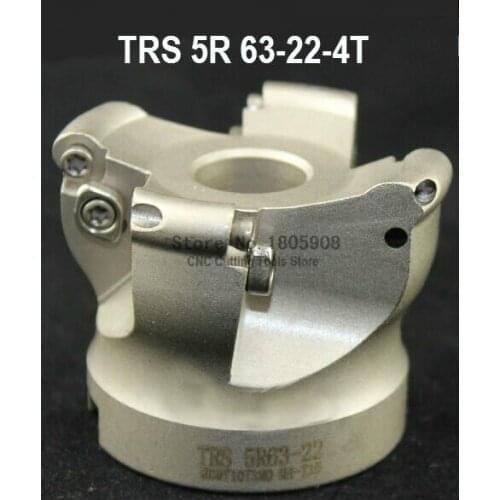 Free Shopping TRS 5R-63-22-4T Face End Milling Cutter Indexable Flat Roughing Cutting ,CNC Milling Cutter