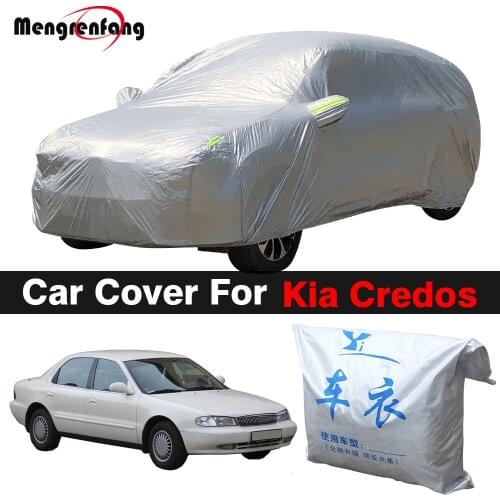 Full Car Cover Outdoor Sun Shade Anti-UV Rain Snow Dust Resistant Auto Cover For Kia Credos Clarus