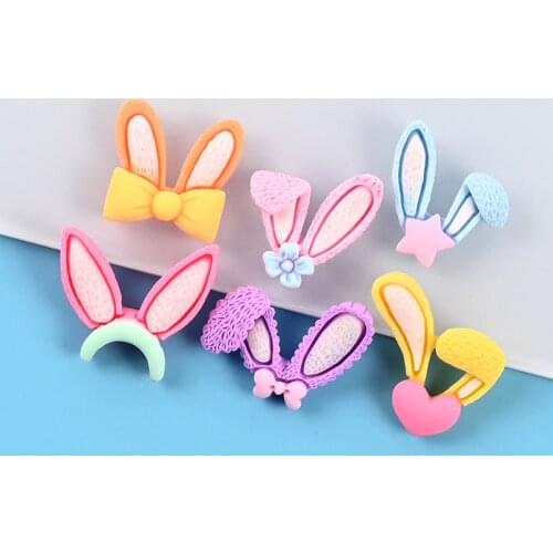Rabbit ears decorative magnetic refrigerator magnet, interesting multi-color refrigerator magnet, cute blackboard sticker