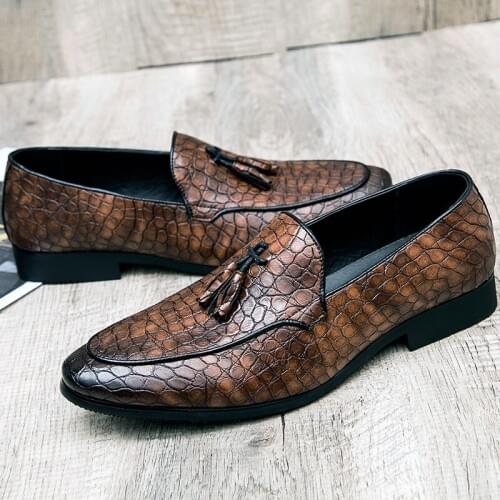 Guixianglai Mens Leather Shoes