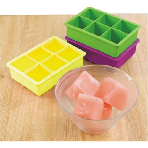 2pc silicone ice cube tray extra large square ice blocks mold bpa free jelly baking mold wine cooler stone acessorios para vinho