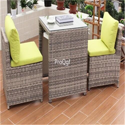 ProQgf 1 Set Rattan Chair And Table Combination relax place hot one