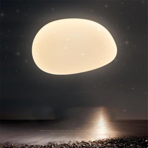 Creative Special-shaped Pebbles Ceiling Lamp Modern Acrylic Bed Room Balcony Lighting Fixture 2638