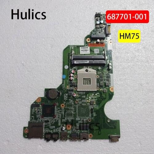 Hulics Original 687701-501 687701-001 687701-601 For HP 650 CQ58 CQ58-2000 Series Laptop Motherboard HM75 DDR3
