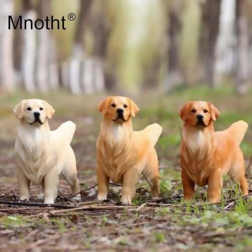 Mnotht for 12inch Action Figure Toys Collection DIY Simulita Golden Retriever Model 1:6 Soldier Accessories Pet Dog Kid Gift M3n