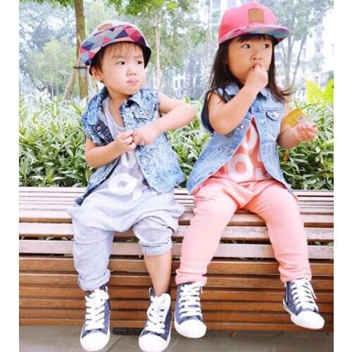 Fashion Summer Newborn Kids Baby Girls Boy Halter Sleeveless Romper BABY Jumpsuit Harem Pants Trousers Solid Loose Clothes 1-6Y